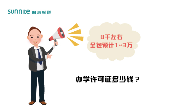 2023年8月辦學(xué)許可證多少錢？